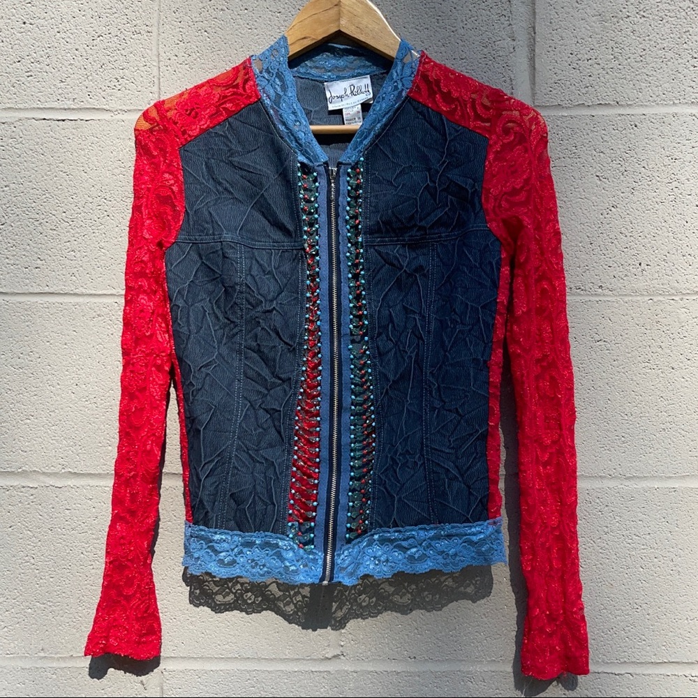 Desigual Women's Red and Blue Jacket